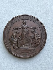 1876 Philadelphia Centennial Exposition Medal William Barber Design Coin picture