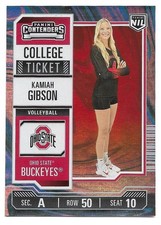 Kamiah Gibson 2024-25 Panini NIL Ohio State Ticket Swirl /199 SP Volleyball picture