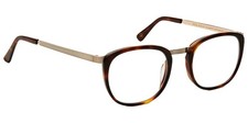Moscot Brude Burnt Tortoise Round Eyeglass Frames - OR-BRU-O51200226-01 picture