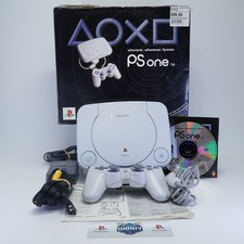 PS1 Console Slim PSOne In Box W/ Controller + Cables | Sony Playstation - Tested picture