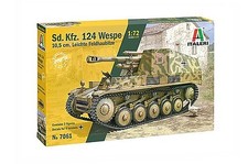 Italeri SdKfz 124 Wespe Tank - Plastic Model Military Vehicle Kit - 1/72 Scale picture