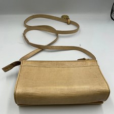 Vintage Tan Brahmin Crossbody Shoulder Handbag Organizer picture
