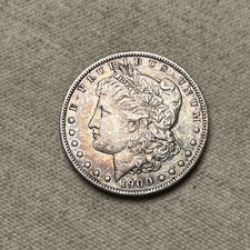1900-S Liberty Head Morgan Silver Dollar AU 90% Silver Coin picture