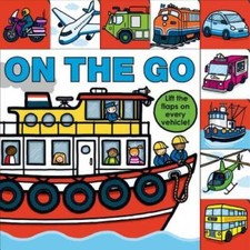 Lift-the-Flap Tab: On the Go (Lift-the-Flap Tab Books) - Board book - VERY GOOD picture