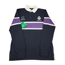 Scotland Rugby Shirt Mens M Black Live For Rugby Thistle NWT Long Sleeve picture