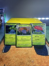 Oddish 001/094 Gloom 002/094 Vileplume 003/094 Cosmos Holo Promo- Mega Evolution picture