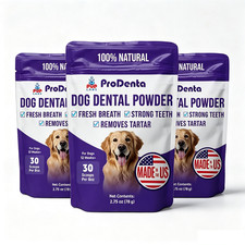 3packs ProDenta Dog Dental Powder for Teeth 30 Scoops 2.75oz picture
