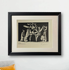 Pablo Picasso Hand-Signed Original Print With COA and +$3,500 USD Appraisal picture