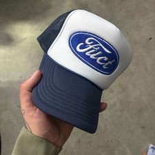 FUCT Trucker Hay Navy Blue And White picture