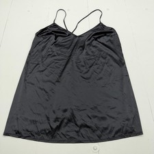 Torrid Full Slip Womens 1 Black Stretch Satin Fashion Lingerie Adjustable Straps picture