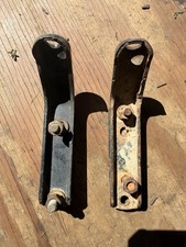 OG Vintage GM Accessory Fog Light Brackets Pair Clamp On 1930’s -50’s picture