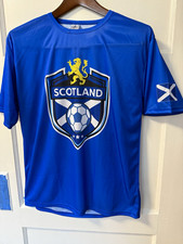 NWT Scotland Soccer Shirt Men’s M World Wide Apparel Lion Crest Football picture