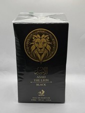 Asad The Lion Black Eau De Parfum 3.4oz By Alafiya - New Sealed picture