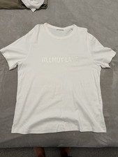 Helmut Lang HLM75336 Size M Men’s T Shirt White picture