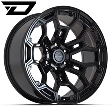 Set(4) DEFIANT Rims DF03 20x9 Gloss Black Rims 6x139.7 -12ET picture