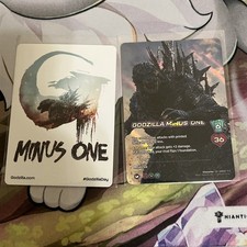 Godzilla Minus One Universus TCG Promo G Logo Near Mint picture