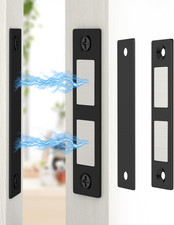 30 Lb Magnetic Door Catch Black Heavy Duty Cabinet Latch 2 Packs picture