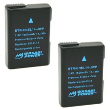 Wasabi Power Battery for Nikon EN-EL14, EN-EL14a (2-Pack) picture