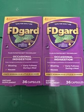 2 FDgard® for Functional Dyspepsia  Symptoms 36x2=72 Capsules Exp 09/27 picture