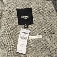 Todd Snyder Tweed Blazer Men 40L Slim Mid Wght Soft Shoulder Partially Lined NEW picture