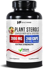 Healthfare Plant Sterols 2000mg | 240 Capsules, Maximum Strength Beta Sitosterol picture