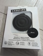 CASETiFY Snappy Ripple Grip MagSafe Stand Black OPEN BOX NEW picture
