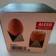 ALESSI/ROOST/Set/2/ Egg Cup Design Adam Goodrum/NIB/Modern/Clean Lines/Modernist picture