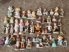 HOMCO Avon Hallmark Bahner Hamilton Boyds  PORCELAIN Figurine Lot Of 41 Vintage picture