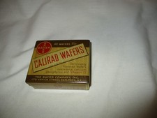 Vintage Bayer Calirad Wafers Medical Medicine Tin picture