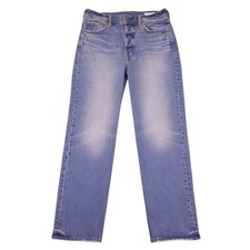 Gap Cheeky Straight Jeans Women 29 8 Blue High Rise Button Fly Denim Medium Wash picture