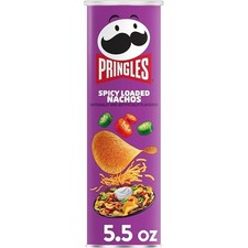14x Cans Pringles Spicy Loaded Nachos Flavor Potato Crisps Chips | 5.5oz picture