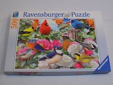 Ravensburger Cardinal Garden Birds Jigsaw Puzzle 500 Pieces NOT Counted AS IS  picture