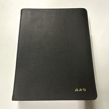 CSB Single-Column Wide-Margin Bible Holman Handcrafted Black Goatskin 2021 picture