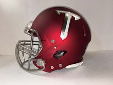 TROY STATE UNIVERSITY TROJANS USED RIDDELL FULL SZ Medium Trophy Football Helmet picture