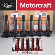 OEM 6PC Ignition Coil DG520 $ 6PCS Spark Plug SP520 For. 2010-14 Edge 3.7L UF553 picture