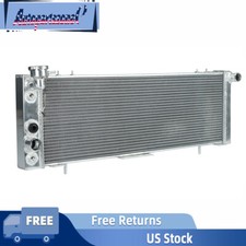 3 Row Core Aluminum Radiator For 1991-2001 Jeep Cherokee XJ Comanche 2.5L 4.0L picture