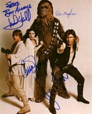 Star Wars Signed Original Cast 8x10 Picture Celebrity Print picture