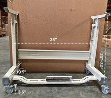 Heavy-Duty L / T Industrial Legs with Wheels (Legs & Wheels) picture