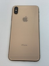 iPhone XS Max Rose Gold Back Housing Replacement Small Parts OEM Grade AB picture