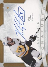 Kris Letang 2021-22 Upper Deck Ultimate Collection Signatures Auto #US-KL picture