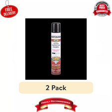 Rust-Oleum Stops Rust Turbo Gloss Spray Paint Black 24oz 2 Pack 334128 picture