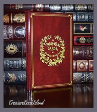 Christmas Carol by  Charles Dickens Illustrated John Leech New Deluxe Hardcover picture