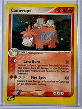 Camerupt 4/109 Pokemon EX Ruby & Sapphire Holo Rare 2003 TCG LP picture