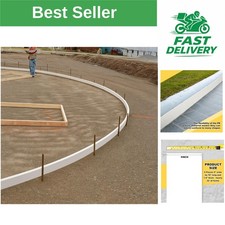 Timgle 5 Pcs Plastic Concrete Forms for Garden Walkway Edging picture