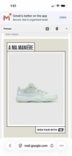 Nike JAÌDE X Air Jordan 11 Low IW1882-300 Green M Size 10.5 Look A Ma Exclusive picture