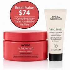 Aveda Nutriplenish Treatment Masque Deep Moisture 6.8 oz +  Hand Relief Gift picture
