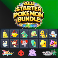 Pokémon Legends ZA  All 12 Starter Pokémon Bundle Shiny Alpha 6IV Bundle picture
