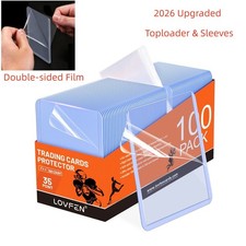 100/200/500/1000CT 3x4 Laminated Film Toploaders & Sleeves For 35pt Trading Card picture