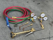HVAC Pro Oxygen & Acetylen Victor Type Welding & Torch Cutting Brazing Tool Set picture