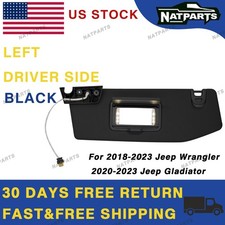 18-23 JeepWrangler 20-23 JeepGladiator Left Sun Visor W/Light Garage door opener picture